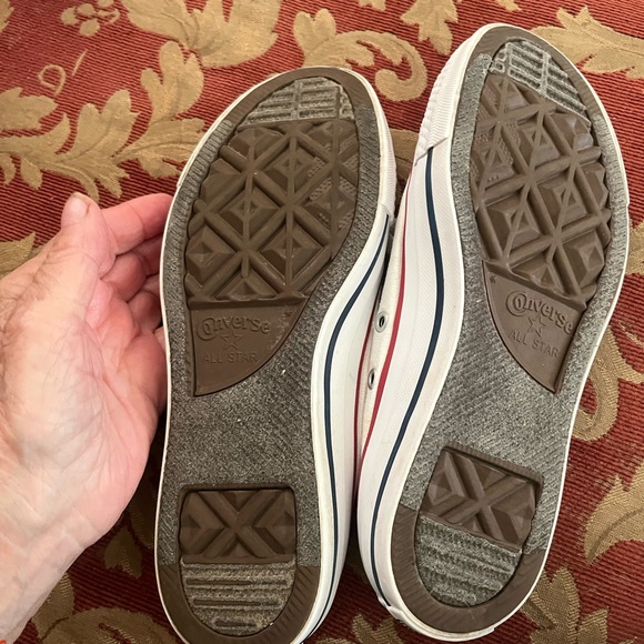 Converse Kids Shoes in White with Red Accents - Picture 4 of 4